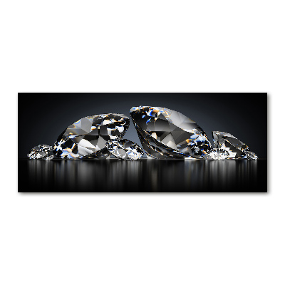 Quadro su vetro acrilico Diamanti