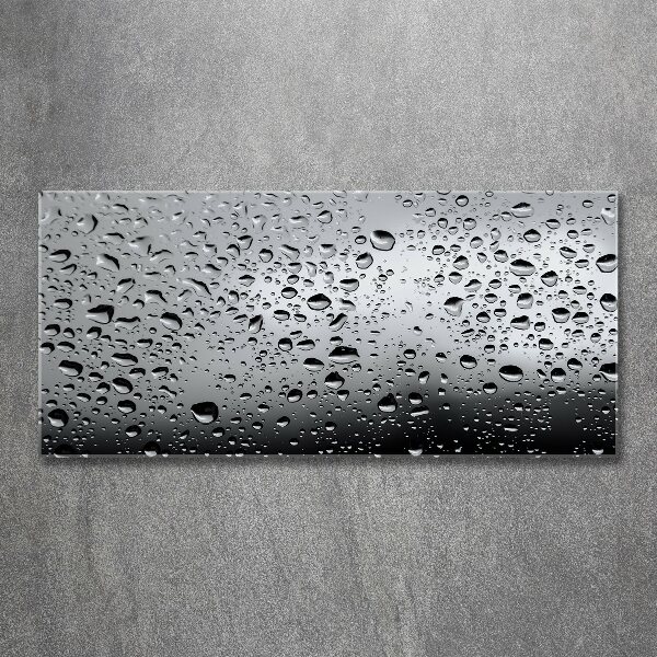 Quadro in vetro acrilico Gocce d'acqua