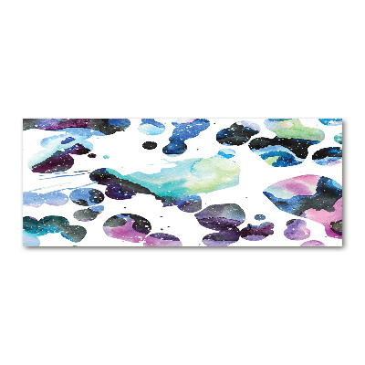 Quadro su vetro acrilico Galassia colorata