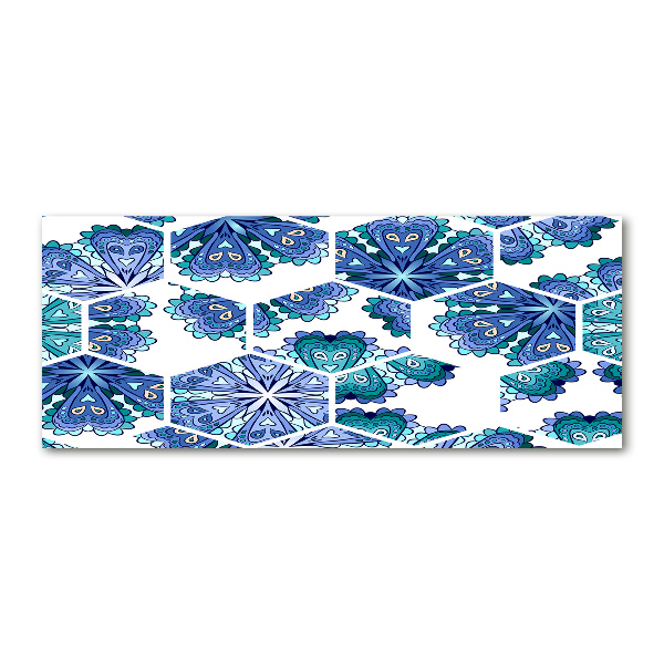 Quadro in vetro acrilico Elementi del mandala