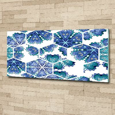 Quadro in vetro acrilico Elementi del mandala