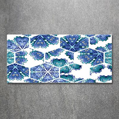 Quadro in vetro acrilico Elementi del mandala