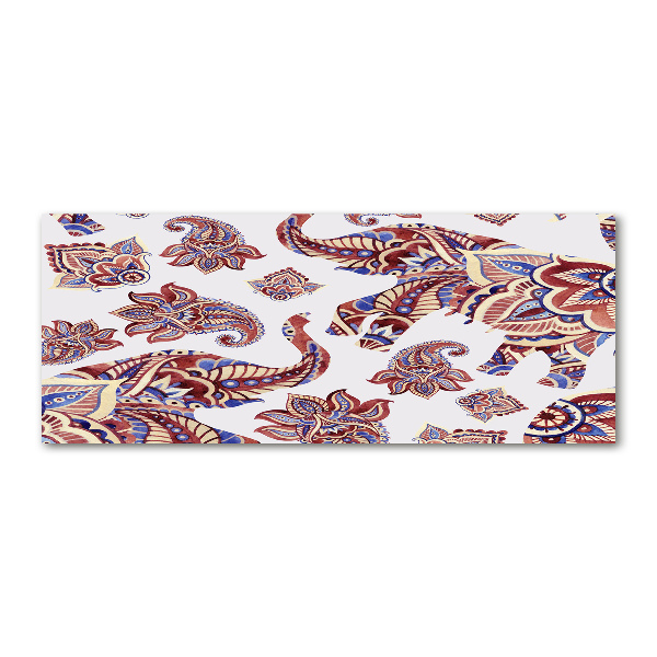 Quadro su vetro acrilico Ornamenti a forma di elefante