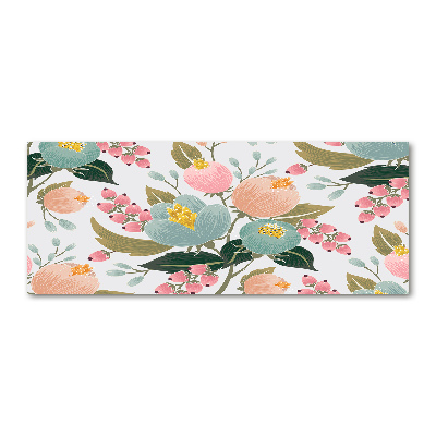 Quadro in vetro acrilico Motivo floreale