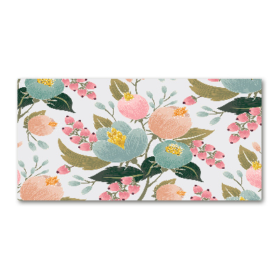 Quadro in vetro acrilico Motivo floreale