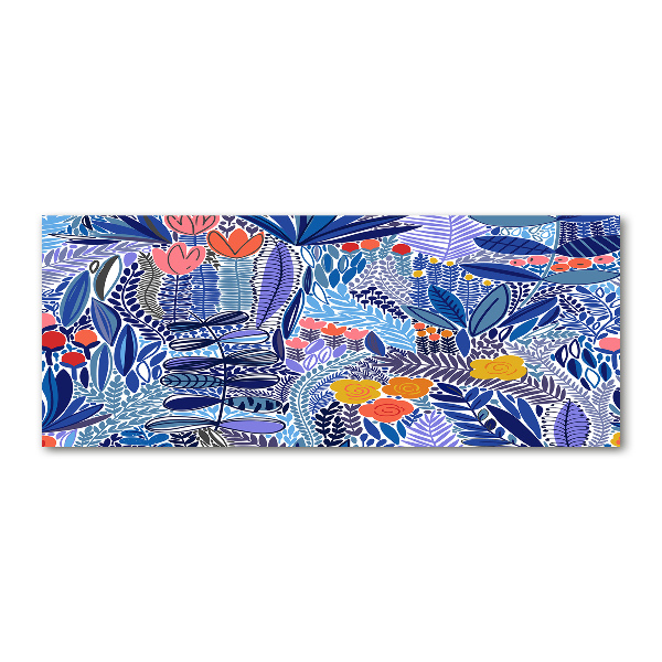 Quadro vetro acrilico Motivo floreale