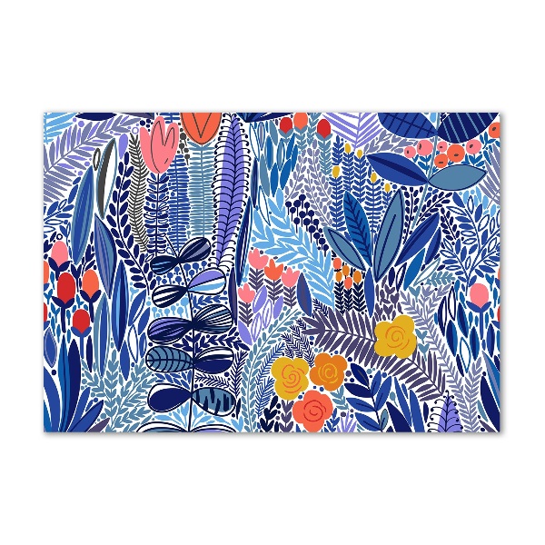 Quadro vetro acrilico Motivo floreale