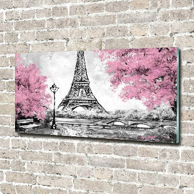Quadro in vetro acrilico Torre Eiffel Parigi