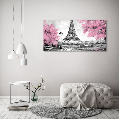 Quadro in vetro acrilico Torre Eiffel Parigi