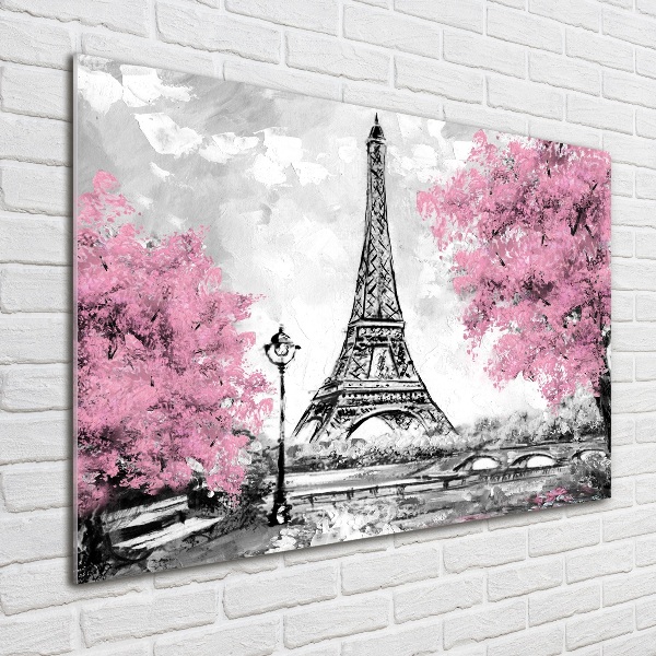 Quadro in vetro acrilico Torre Eiffel Parigi