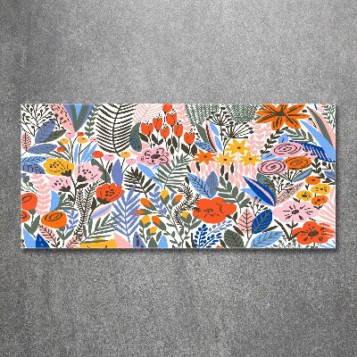 Quadro vetro acrilico Motivo floreale