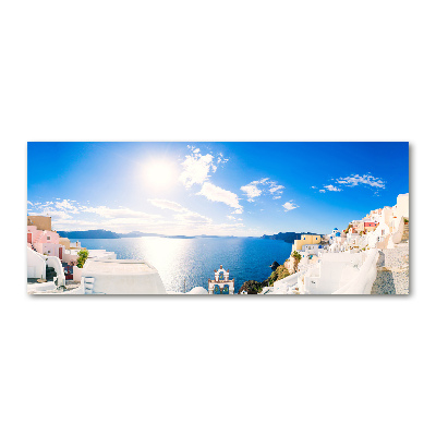 Quadro in vetro acrilico Santorini, Grecia