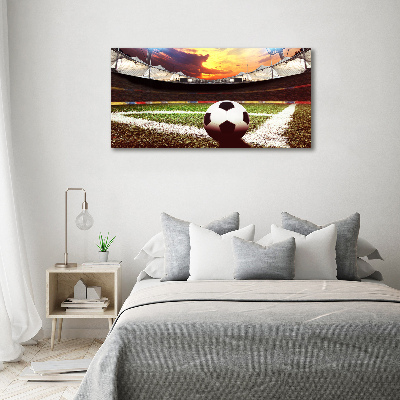 Quadro vetro acrilico Palla nello stadio