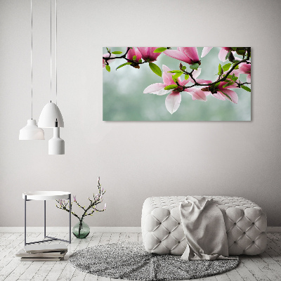 Quadro in vetro acrilico Magnolia