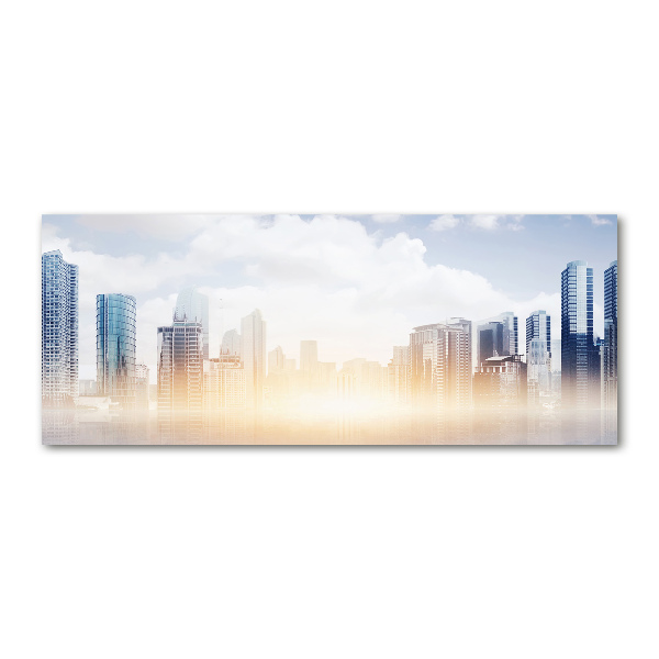 Quadro in vetro acrilico Grattacieli