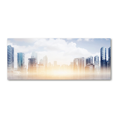 Quadro in vetro acrilico Grattacieli