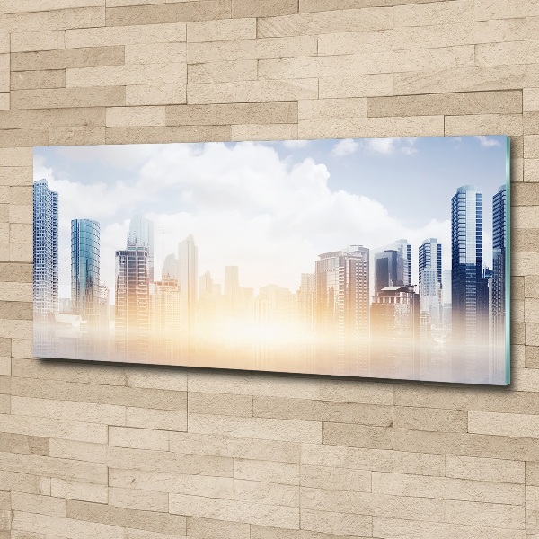 Quadro in vetro acrilico Grattacieli