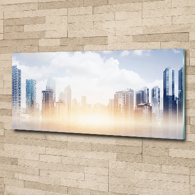 Quadro in vetro acrilico Grattacieli