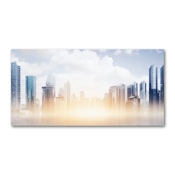 Quadro in vetro acrilico Grattacieli
