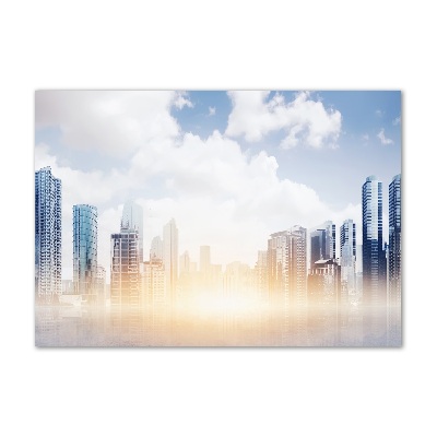 Quadro in vetro acrilico Grattacieli
