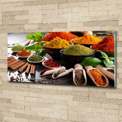 Quadro vetro acrilico Spezie colorate