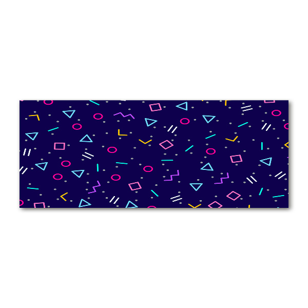 Quadro in vetro acrilico Sfondo geometrico