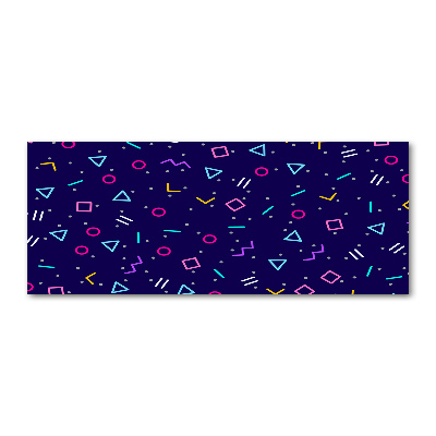 Quadro in vetro acrilico Sfondo geometrico