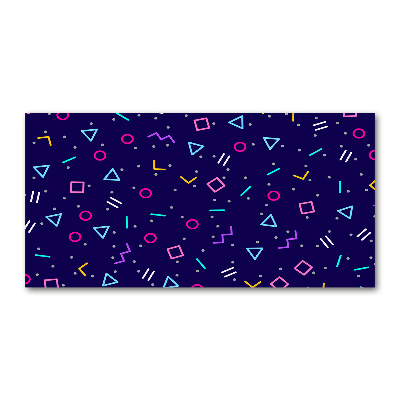 Quadro in vetro acrilico Sfondo geometrico