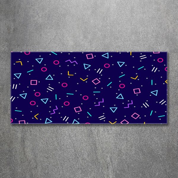 Quadro in vetro acrilico Sfondo geometrico