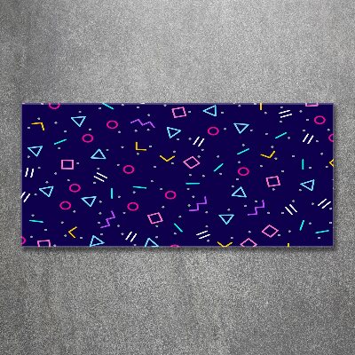 Quadro in vetro acrilico Sfondo geometrico