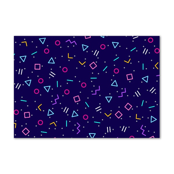 Quadro in vetro acrilico Sfondo geometrico