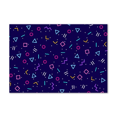 Quadro in vetro acrilico Sfondo geometrico
