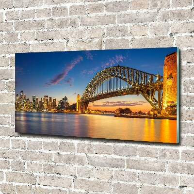 Quadro vetro acrilico Skyline di Sydney