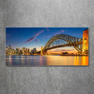Quadro vetro acrilico Skyline di Sydney