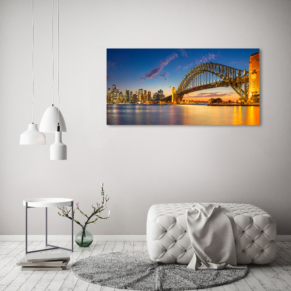 Quadro vetro acrilico Skyline di Sydney