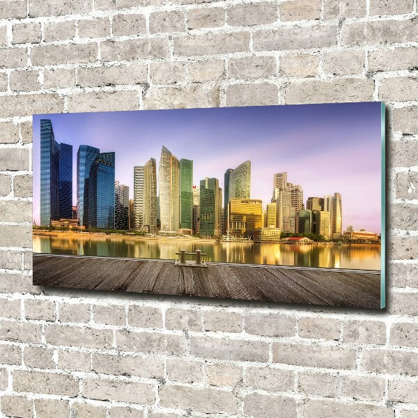 Quadro su vetro acrilico Singapore