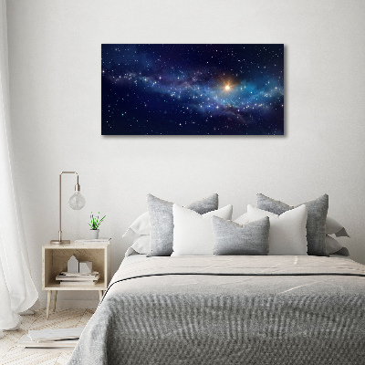 Quadro su vetro acrilico Galassia