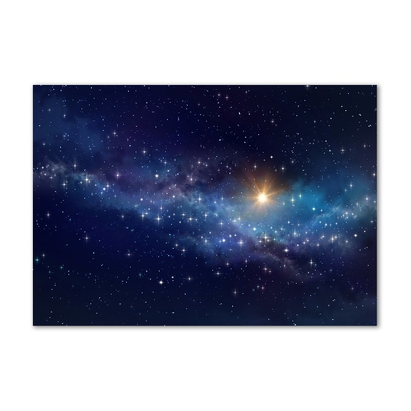 Quadro su vetro acrilico Galassia