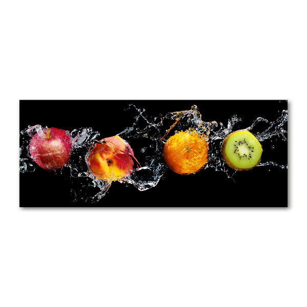Quadro vetro acrilico Frutta e acqua