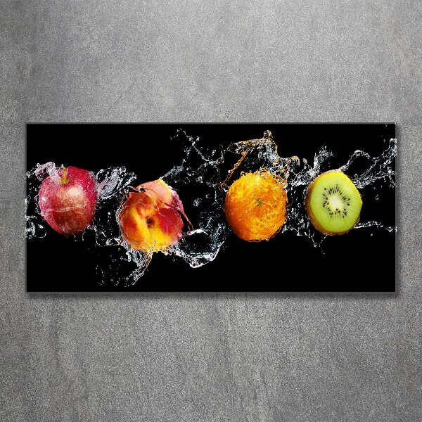 Quadro vetro acrilico Frutta e acqua