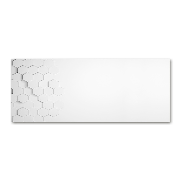 Quadro vetro acrilico Sfondo esagonale