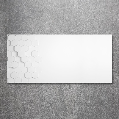 Quadro vetro acrilico Sfondo esagonale