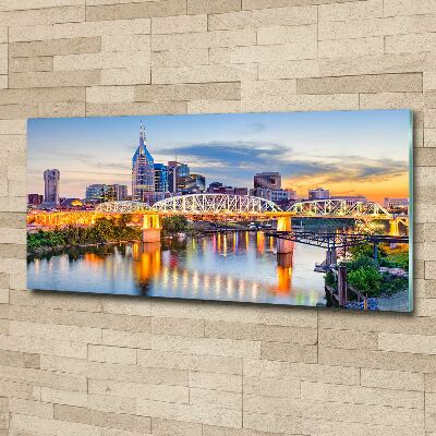 Quadro su vetro acrilico Ponte del Tennessee, USA