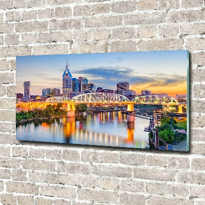Quadro su vetro acrilico Ponte del Tennessee, USA