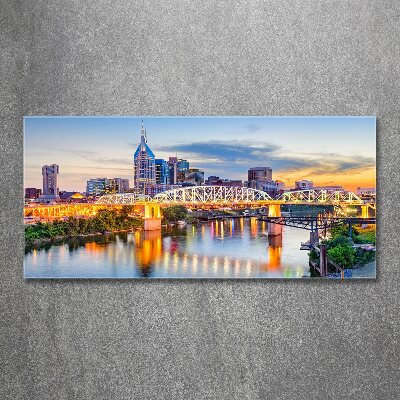 Quadro su vetro acrilico Ponte del Tennessee, USA
