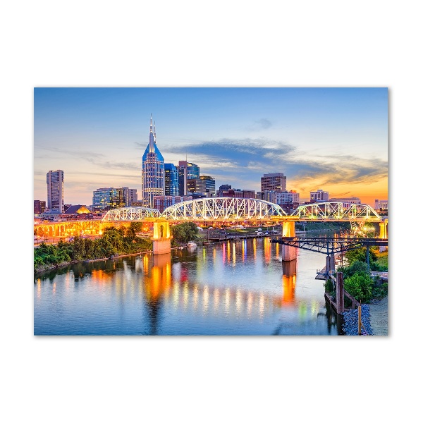 Quadro su vetro acrilico Ponte del Tennessee, USA