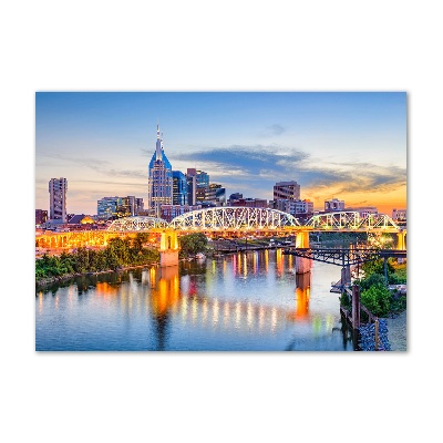 Quadro su vetro acrilico Ponte del Tennessee, USA