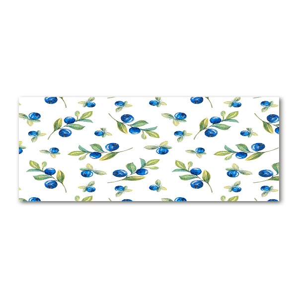 Quadro su vetro acrilico Mirtilli