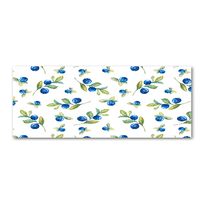 Quadro su vetro acrilico Mirtilli