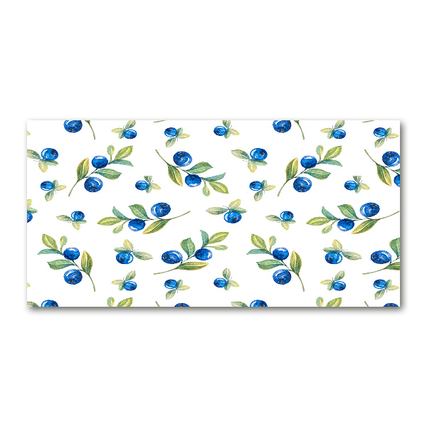 Quadro su vetro acrilico Mirtilli